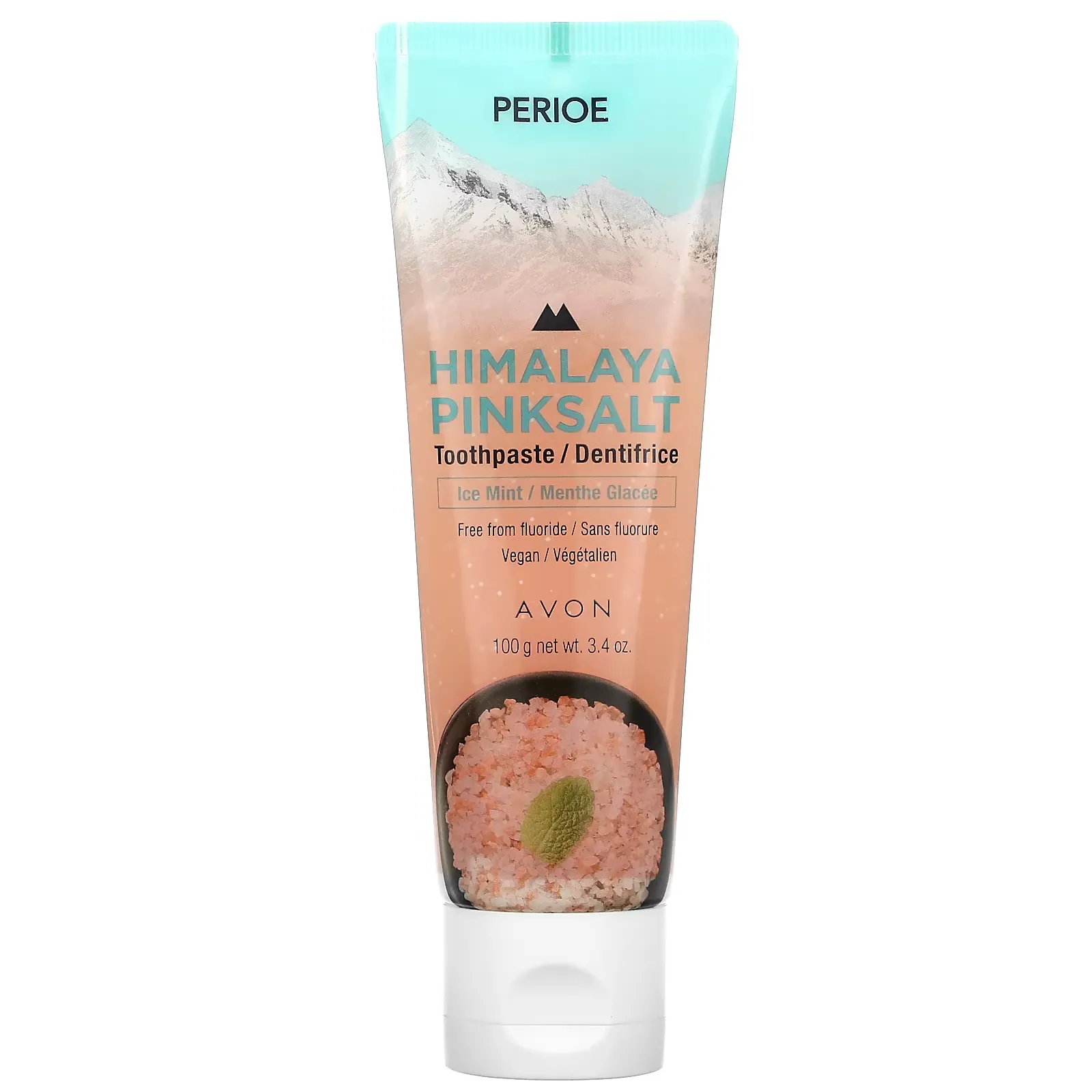 Himalaya Pink Salt Toothpaste, Ice Mint, 3.4 oz (100 g)