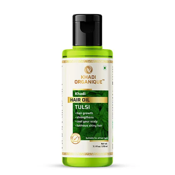 Khadi Organique Tulsi Hair Oil