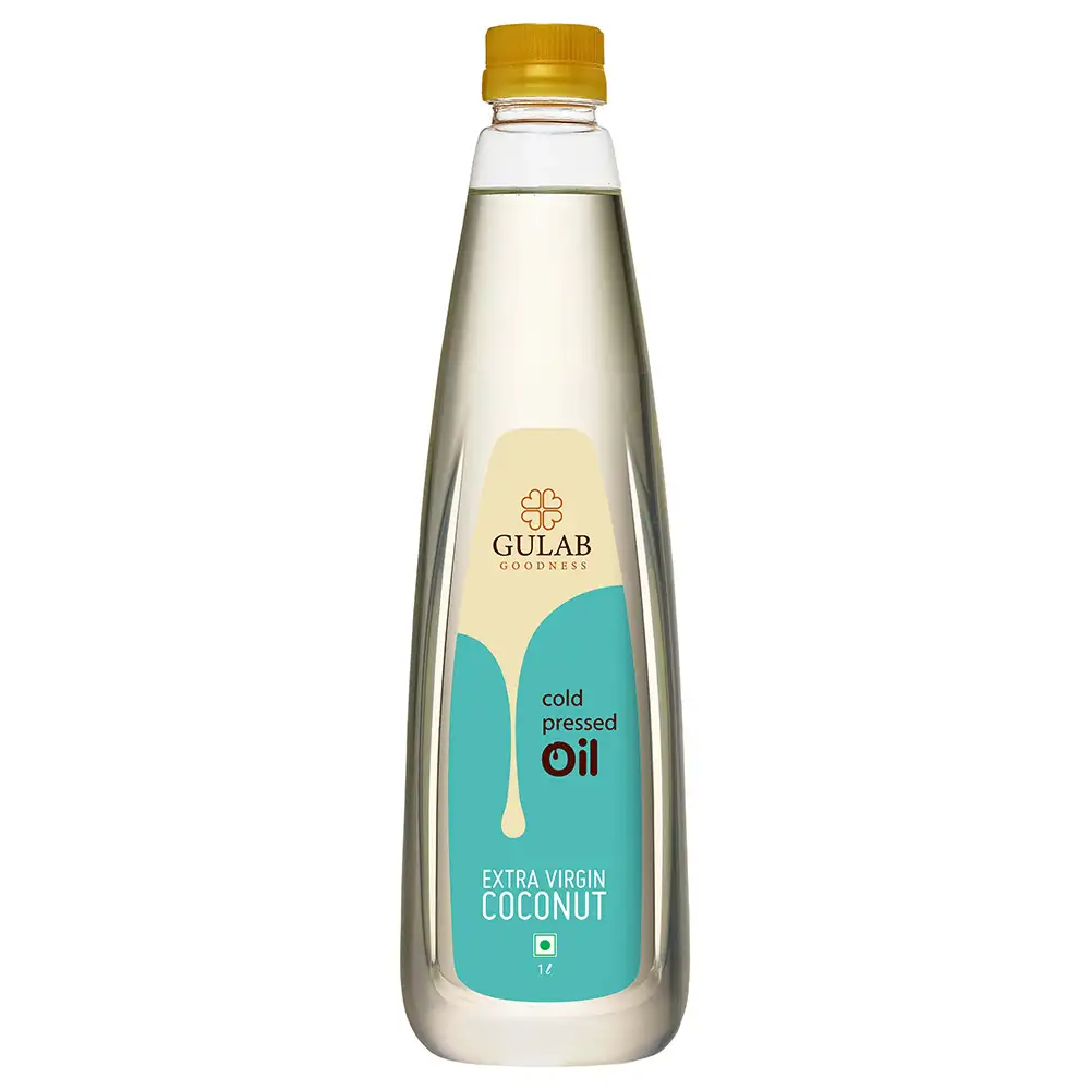 Gulab Cold Pressed Oil Extra Virgin Coconut,  1 L