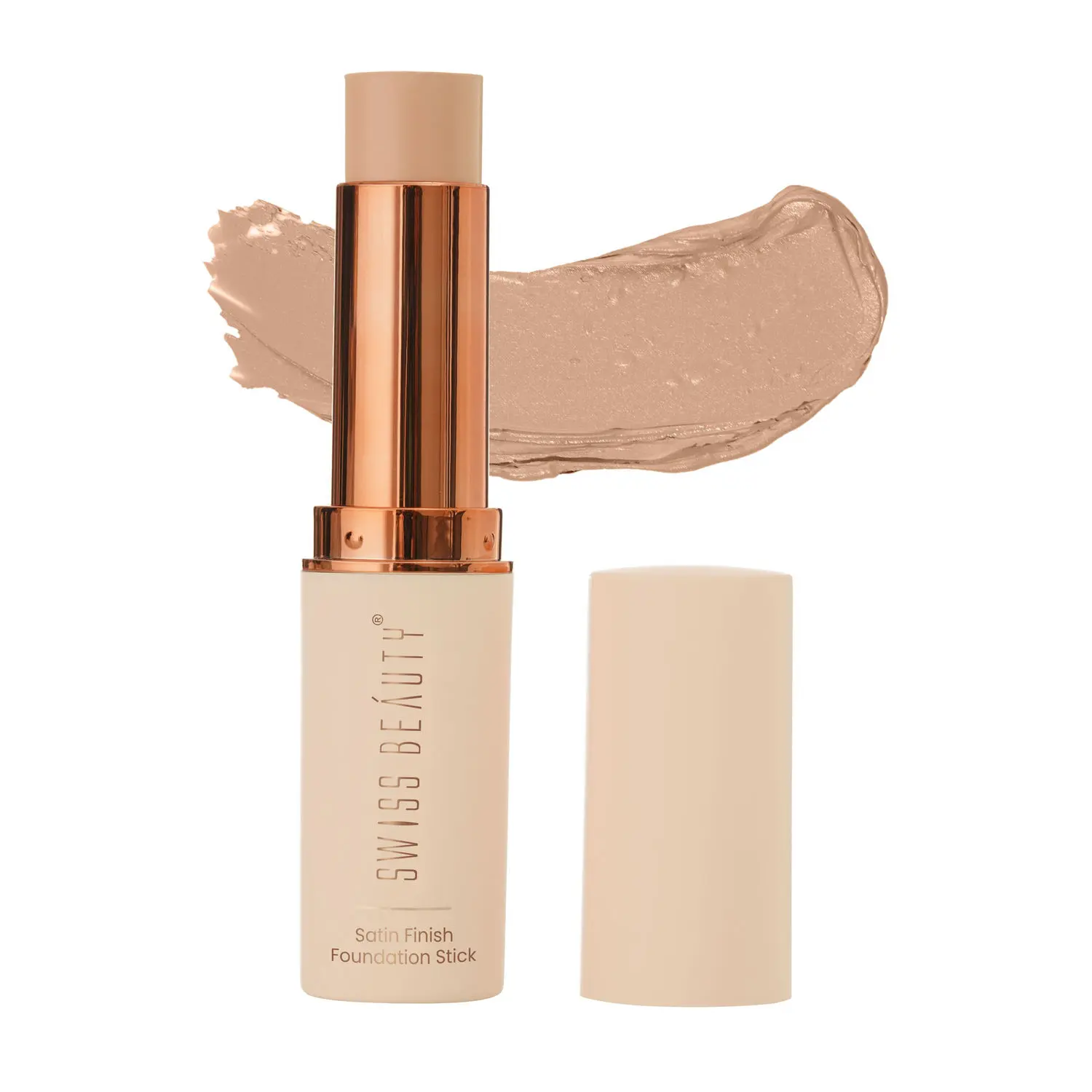 Swiss Beauty Satin Finish Panstick Foundation for Flawless base with Long lasting dewy finish 03 Warm Honey