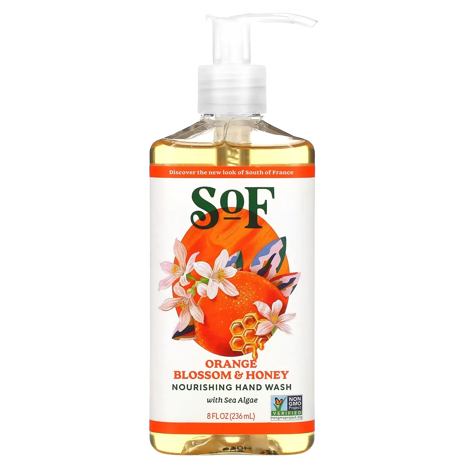 Nourishing Hand Wash, Orange Blossom & Honey, 8 fl oz (236 ml)