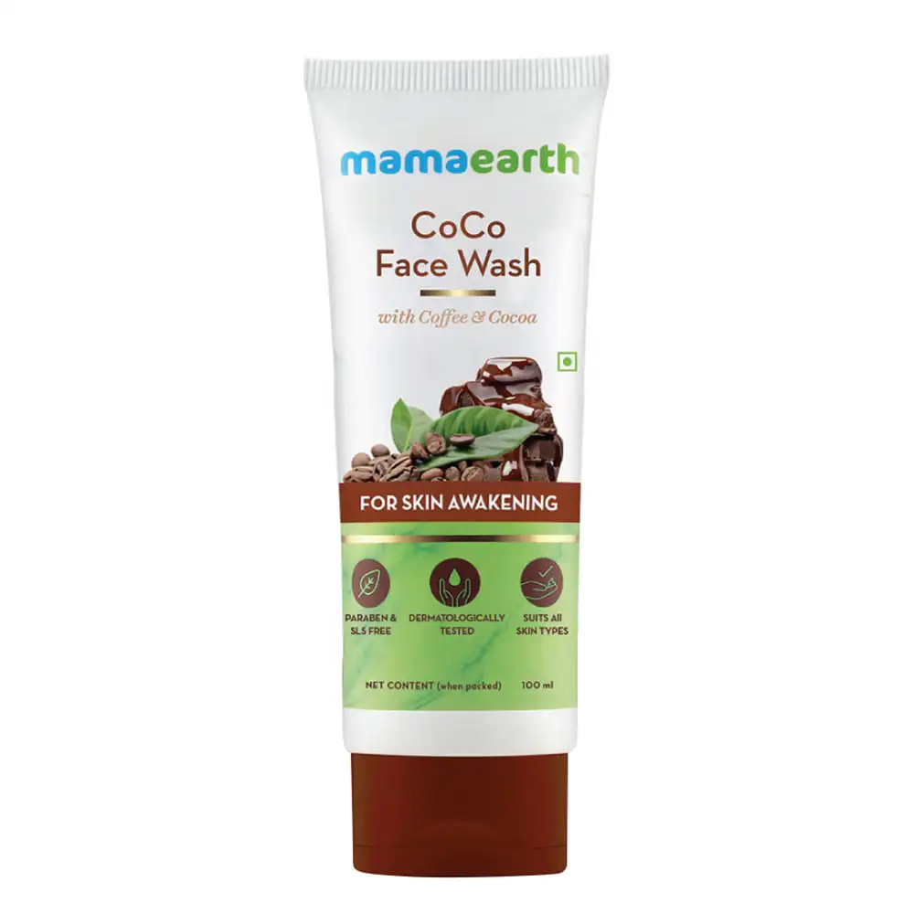 Mamaearth CoCo Face Wash,  100 ml  with Coffee & Cocoa for Skin Awakening