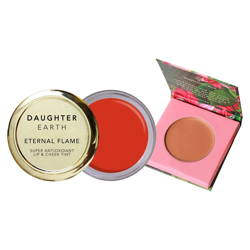 Daughter Earth Concealler (Mocha) + Lip And Cheek Tint (Eternal Flame)