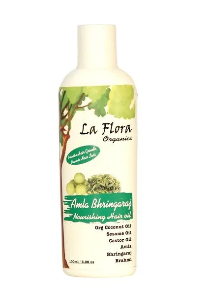 La Flora Organics Amla Bhringaraj Nourishing Hair Oil