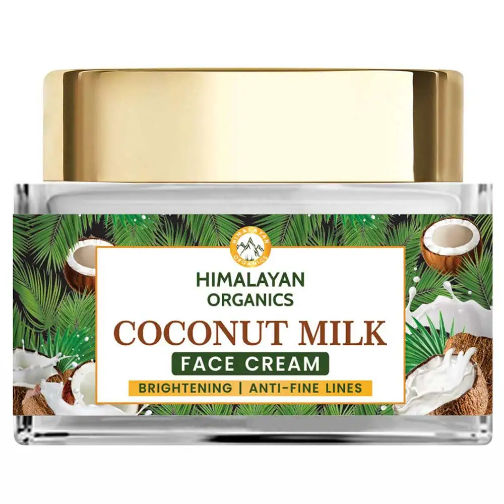 Himalayan Organics Coconut Milk Face Cream,  50 g  for All Skin Types