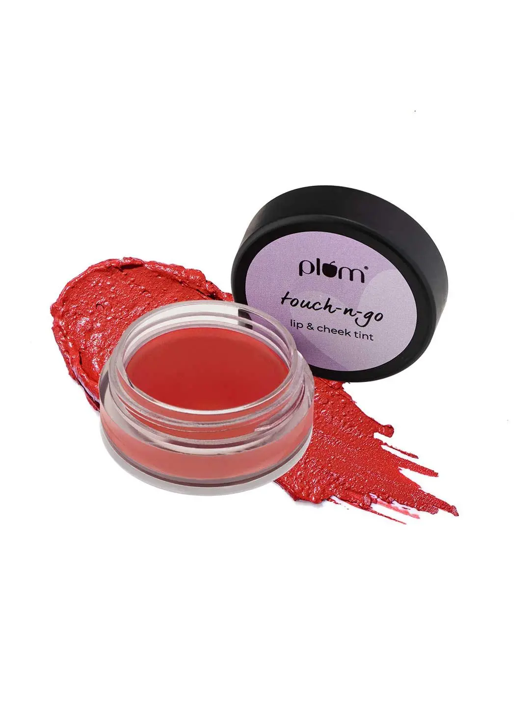 Plum Touch-N-Go Lip & Cheek Tint |Coral Craze - 130 (Coral Red)