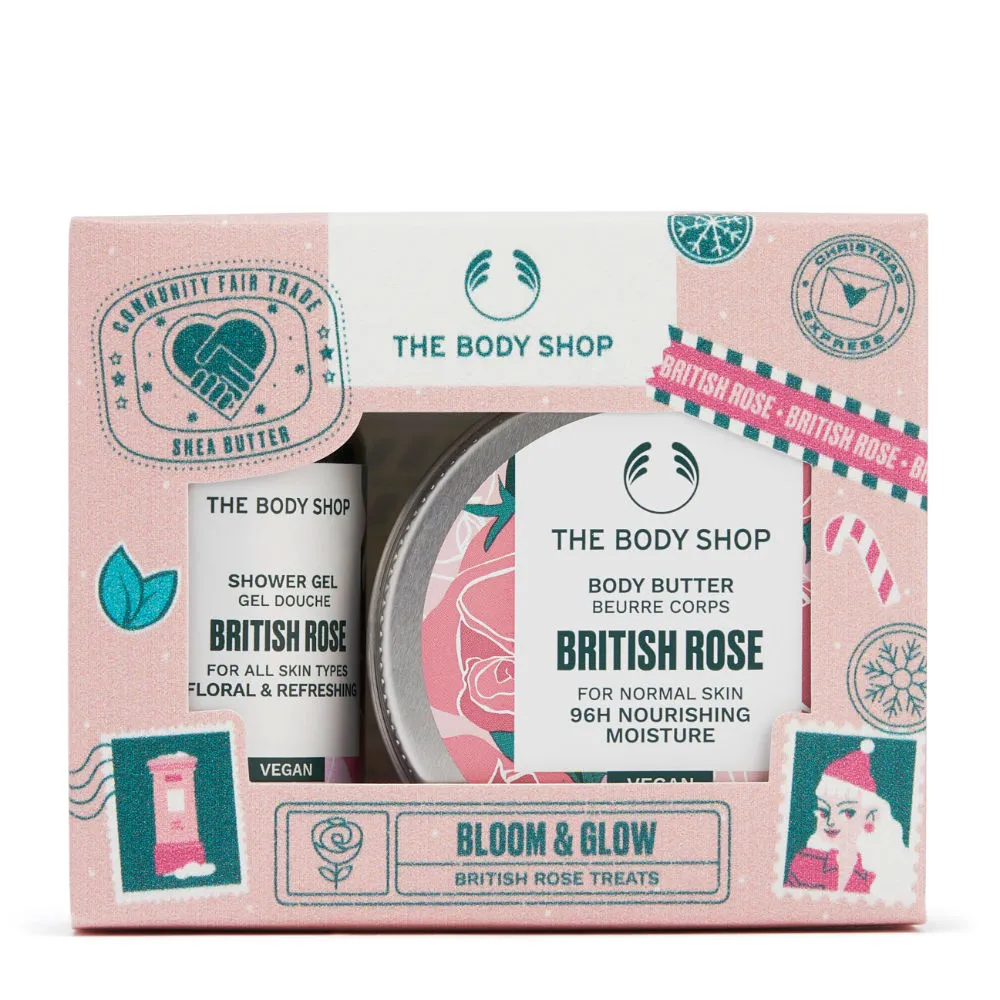 The Body Shop Bloom & Glow British Rose Treats