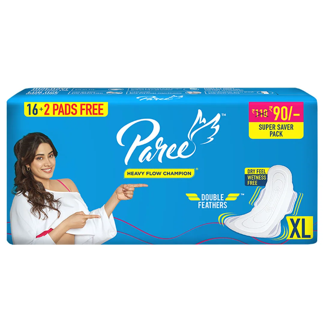 Paree Dry Feel XL- 18 Sanitary Pads