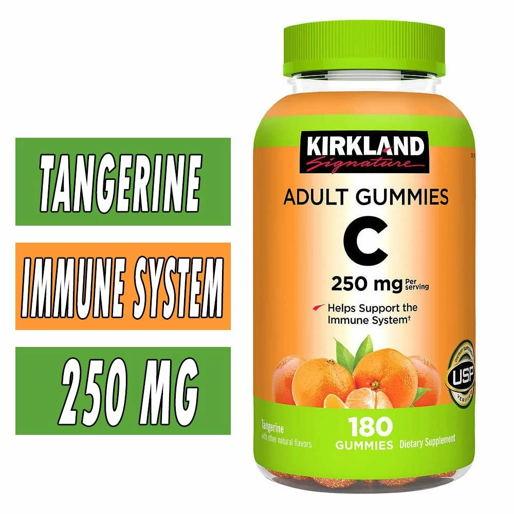 Kirkland Vitamin C Gummies - 250 mg, 180 Adult Gummies