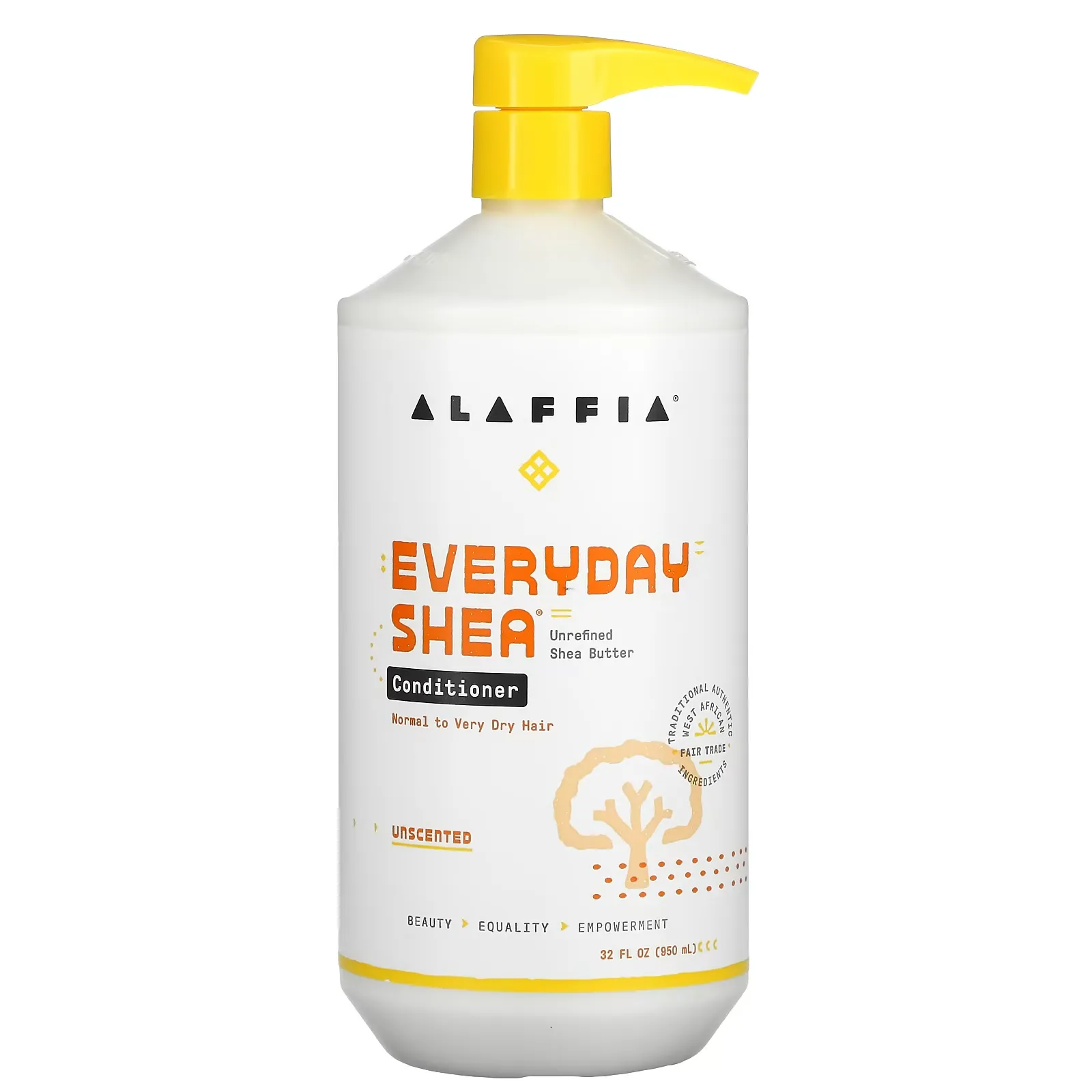 Everyday Shea Conditioner, Unscented, 32 fl oz (950 ml)