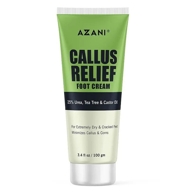 Azani Active Care Callus Relief Foot Cream- Callus & Corns Remover, Deeply Moisturizer