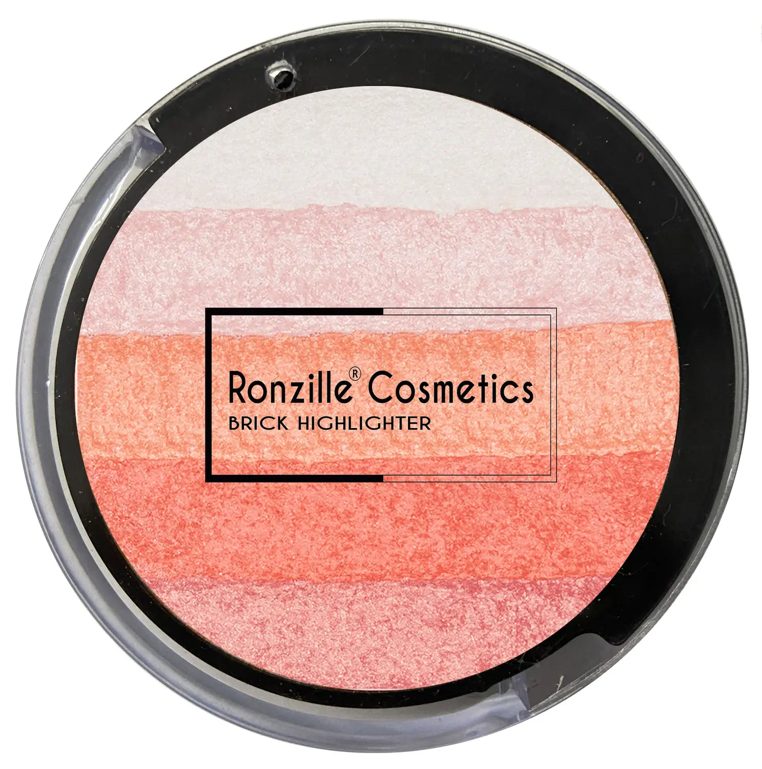 Ronzille Shimmer Baked Blusher and Brick Highlighter - 02