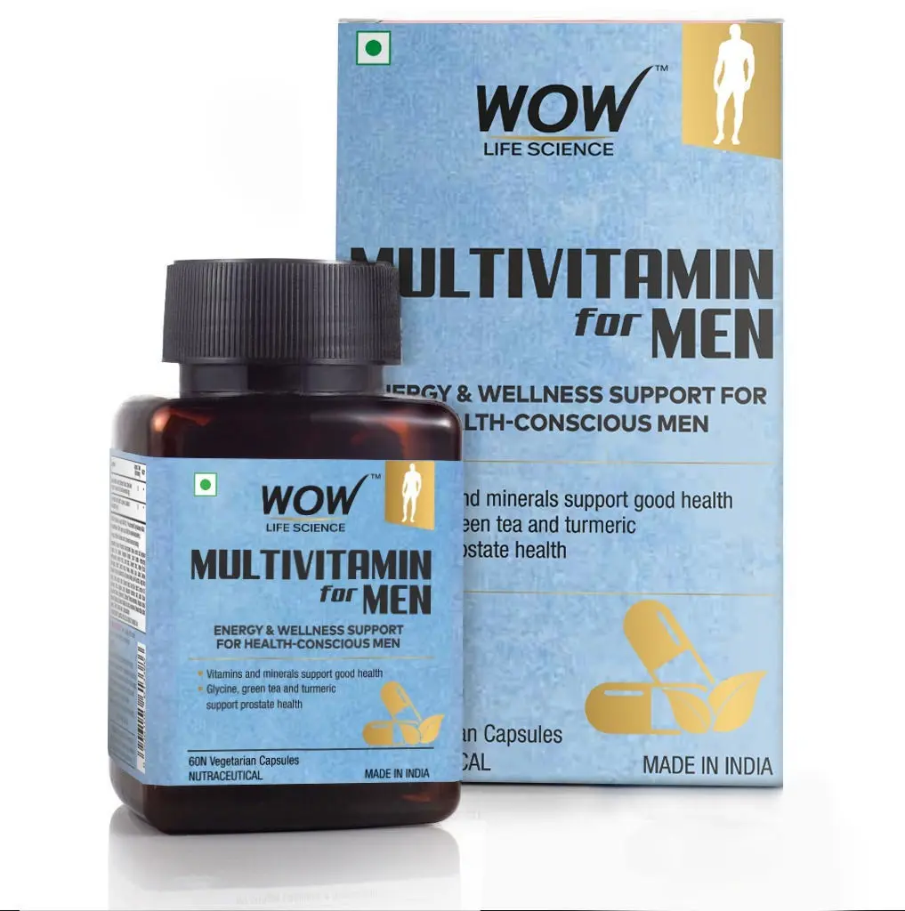 WOW Life Science Multivitamin For men- 60 Capsules