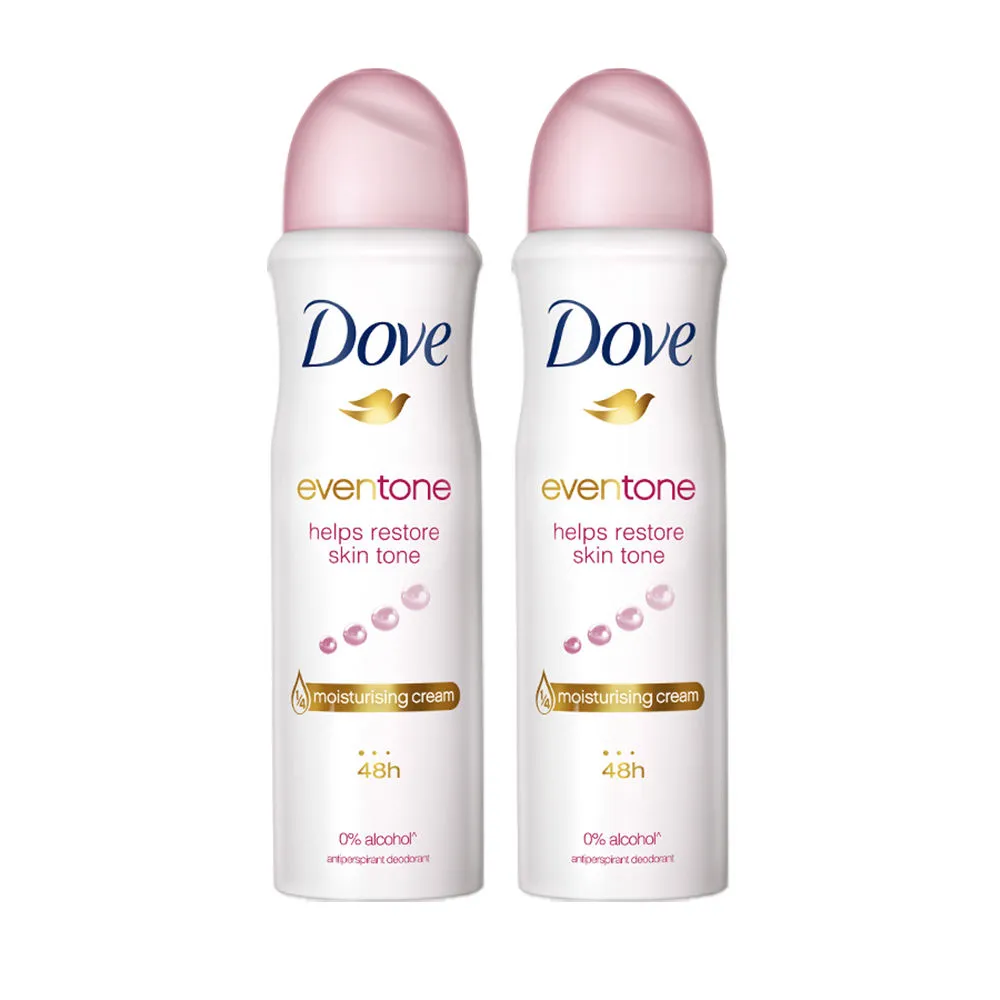 Dove Eventone Deodorant For Women - Pack Of 2