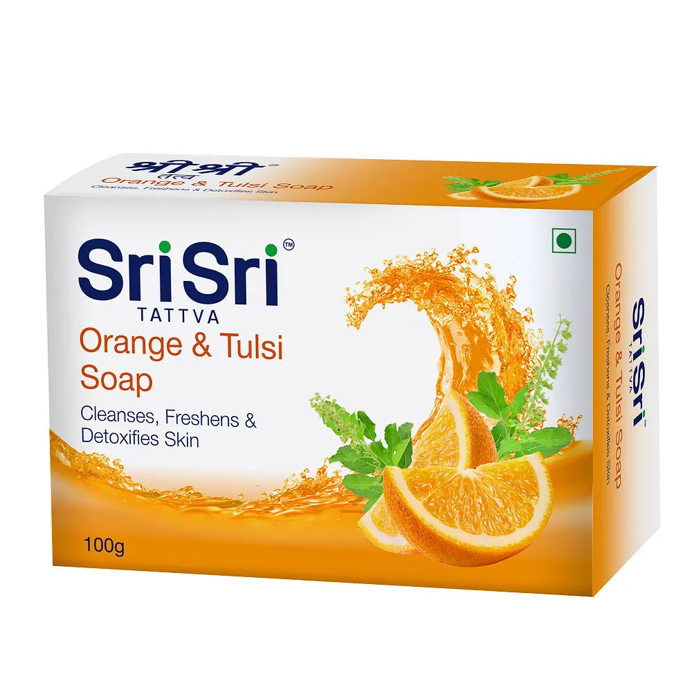 Sri Sri Tattva Orange & Tulsi Soap