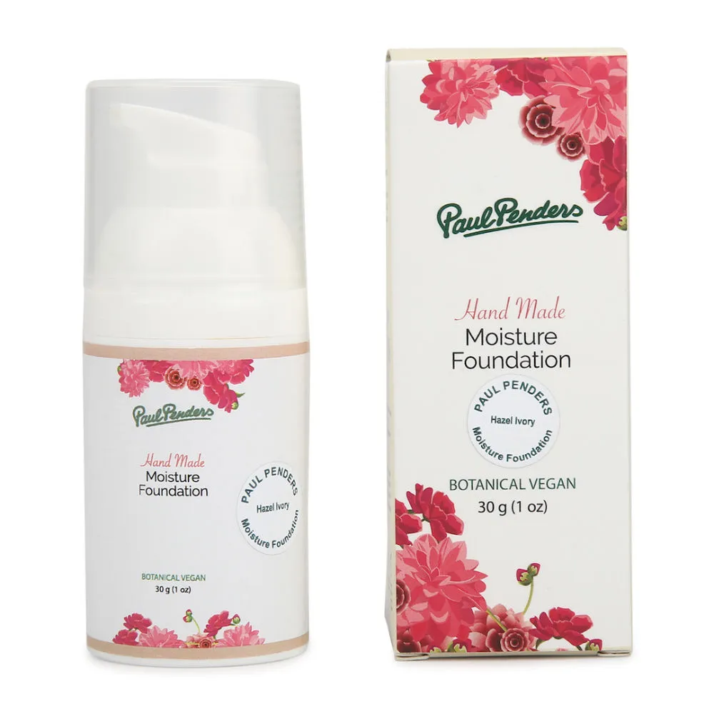 Paul Penders Botanical Vegan Moisture Foundation - Hazel Ivory