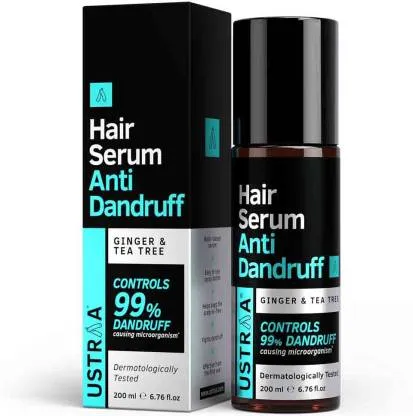 Ustraa Hair Serum Anti Dandruff For Men With Ginger & Tea Tree, Fights Dandruff