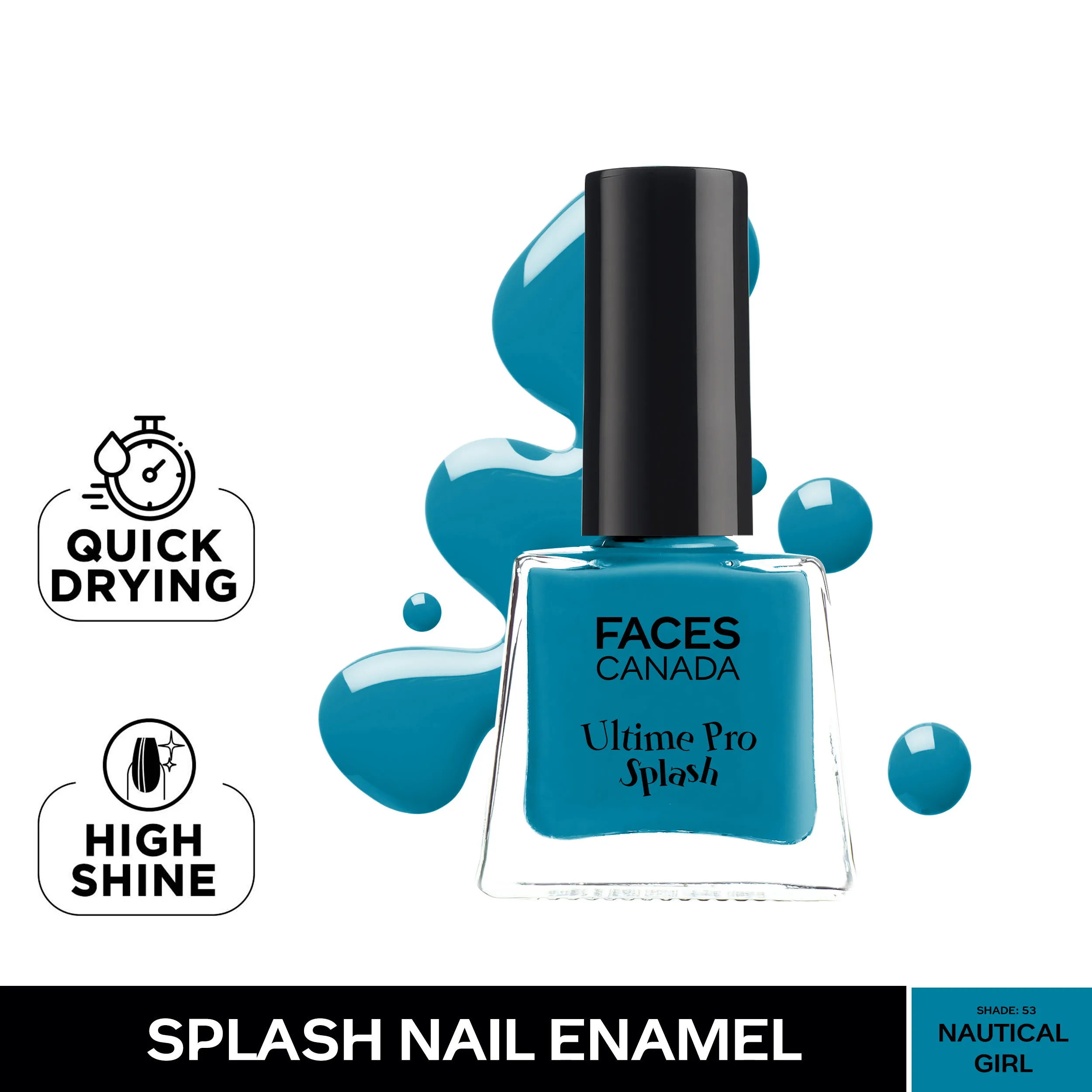 Faces Canada Ultime Pro Splash Nail Enamel - Nautical Girl 53