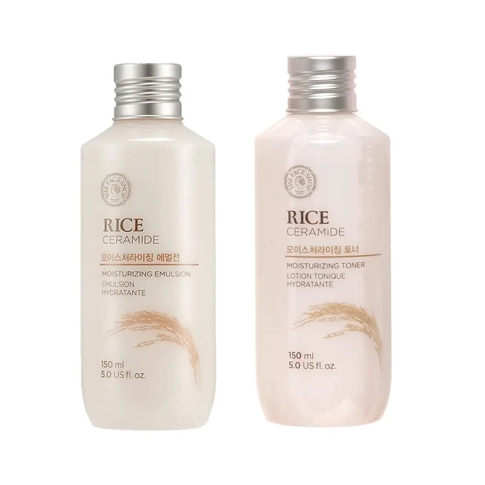 The Face Shop 2 Step Rice & Ceramide Skin Routine