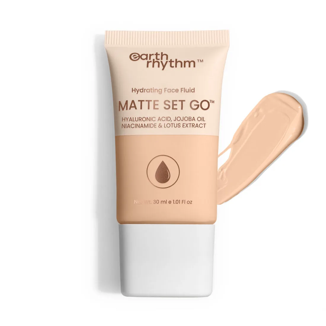 Earth Rhythm Hydrating Matte Set Go Face Fluid Foundation - Tan Tawny