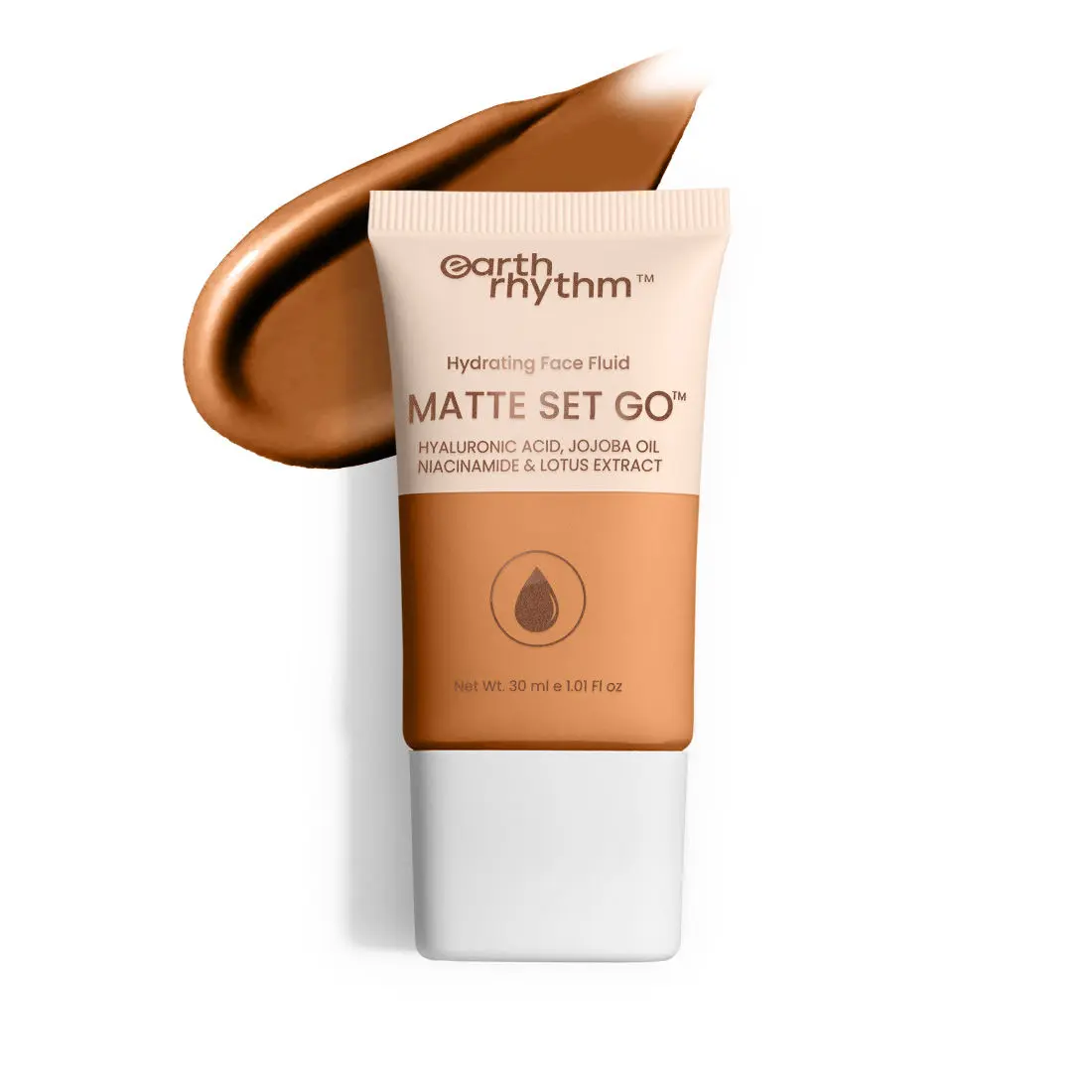 Earth Rhythm Hydrating Matte Set Go Face Fluid Foundation | SPF 30, PA++++ - EX PRESSO