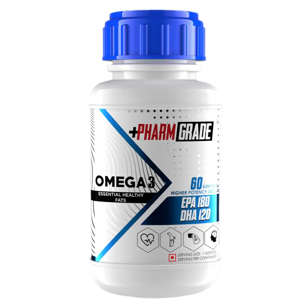 Pharmgrade Omega 3,  60 softgels