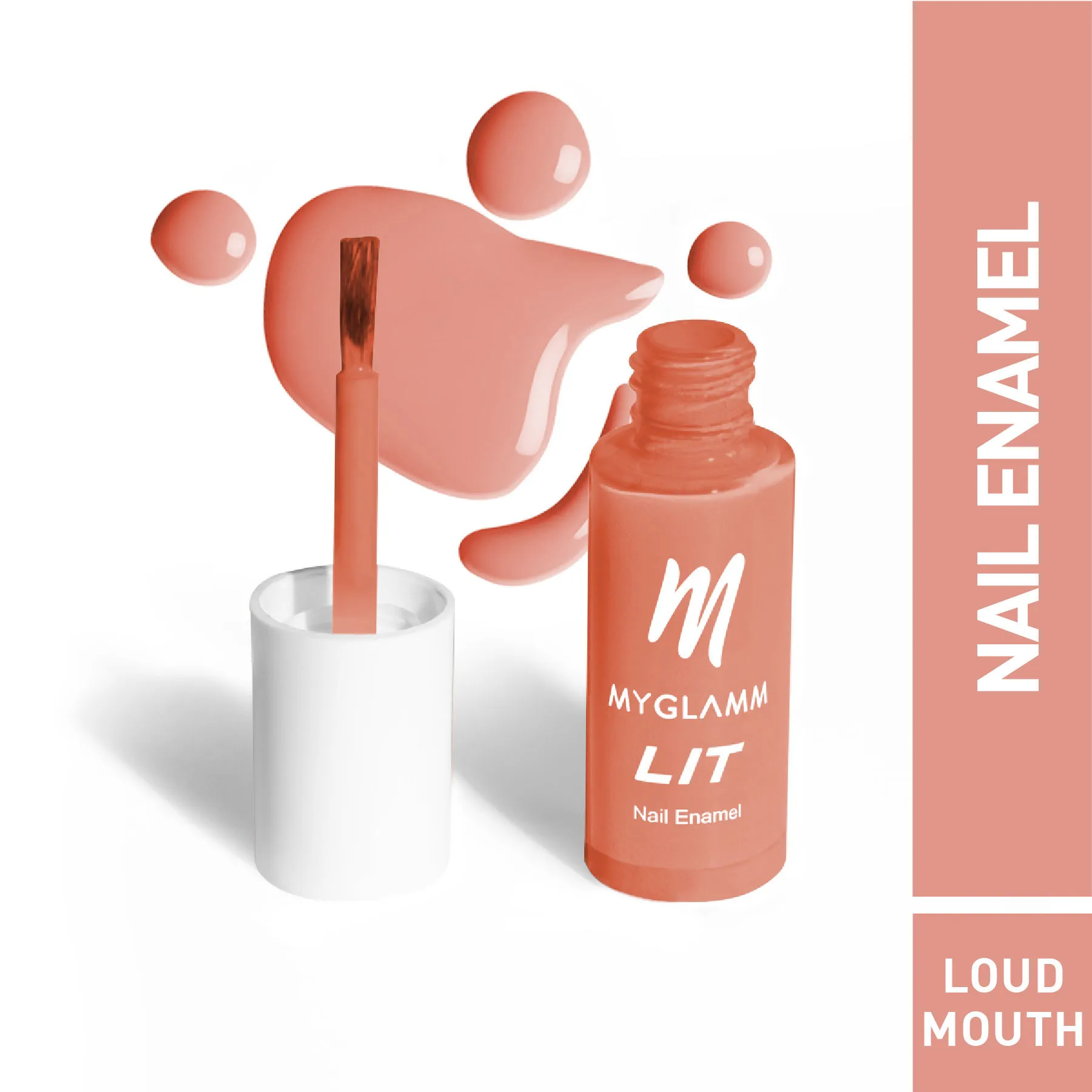 MyGlamm LIT Nail Enamel - Loud Mouth