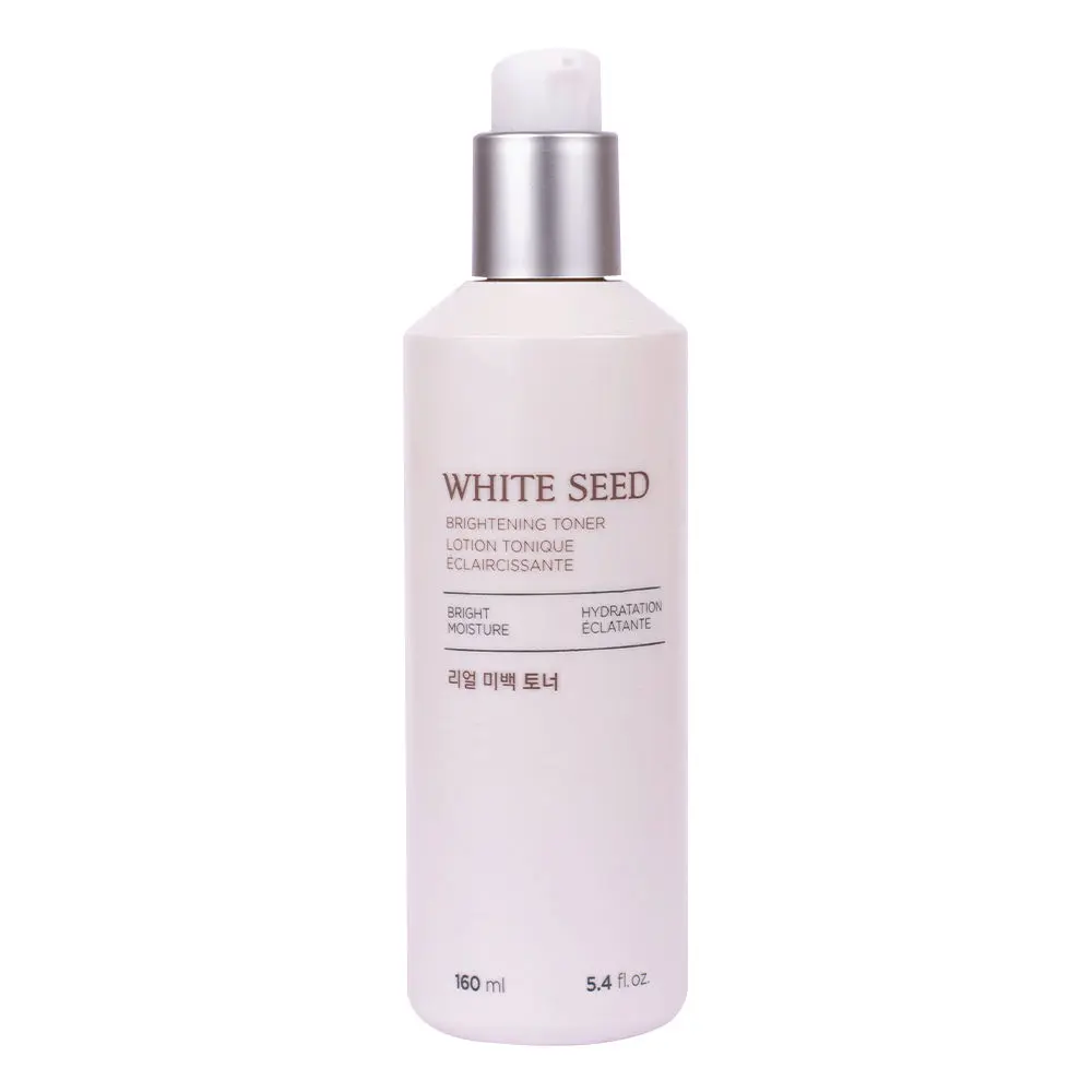 The Face Shop White Seed Brightening Toner With Niacinamide & Vitamin B, Face Toner Dark Spots, Dullness & Acne Scars 160 ml