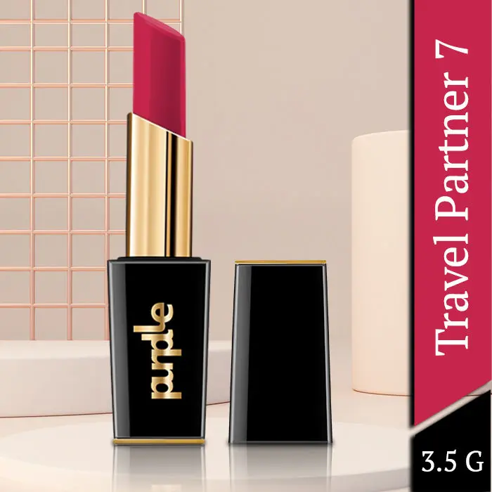 Purplle Ultra HD Matte Lipstick, Pink - Travel Partner 7