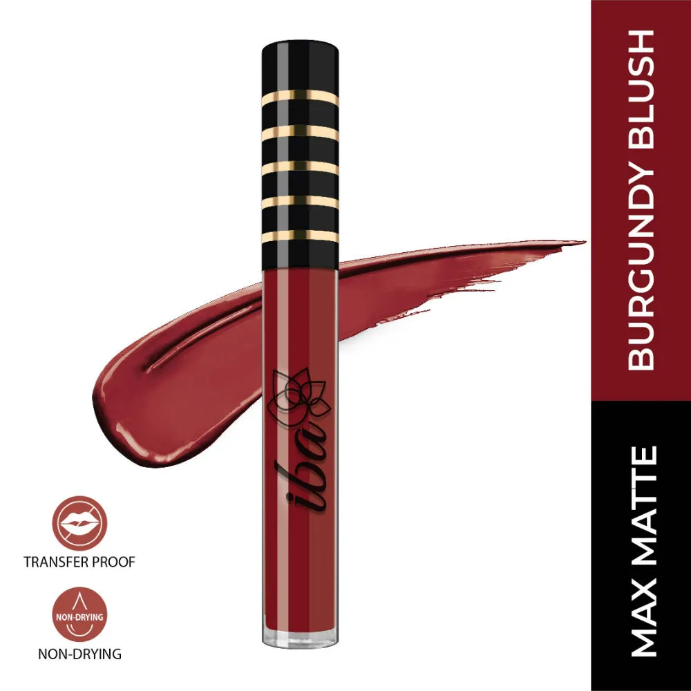 IBA Maxx Matte Liquid Lipstick - Burgundy Blush