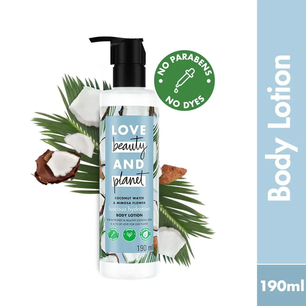 Love Beauty & Planet Coconut Water & Mimosa Flower Body Lotion (190 ml)