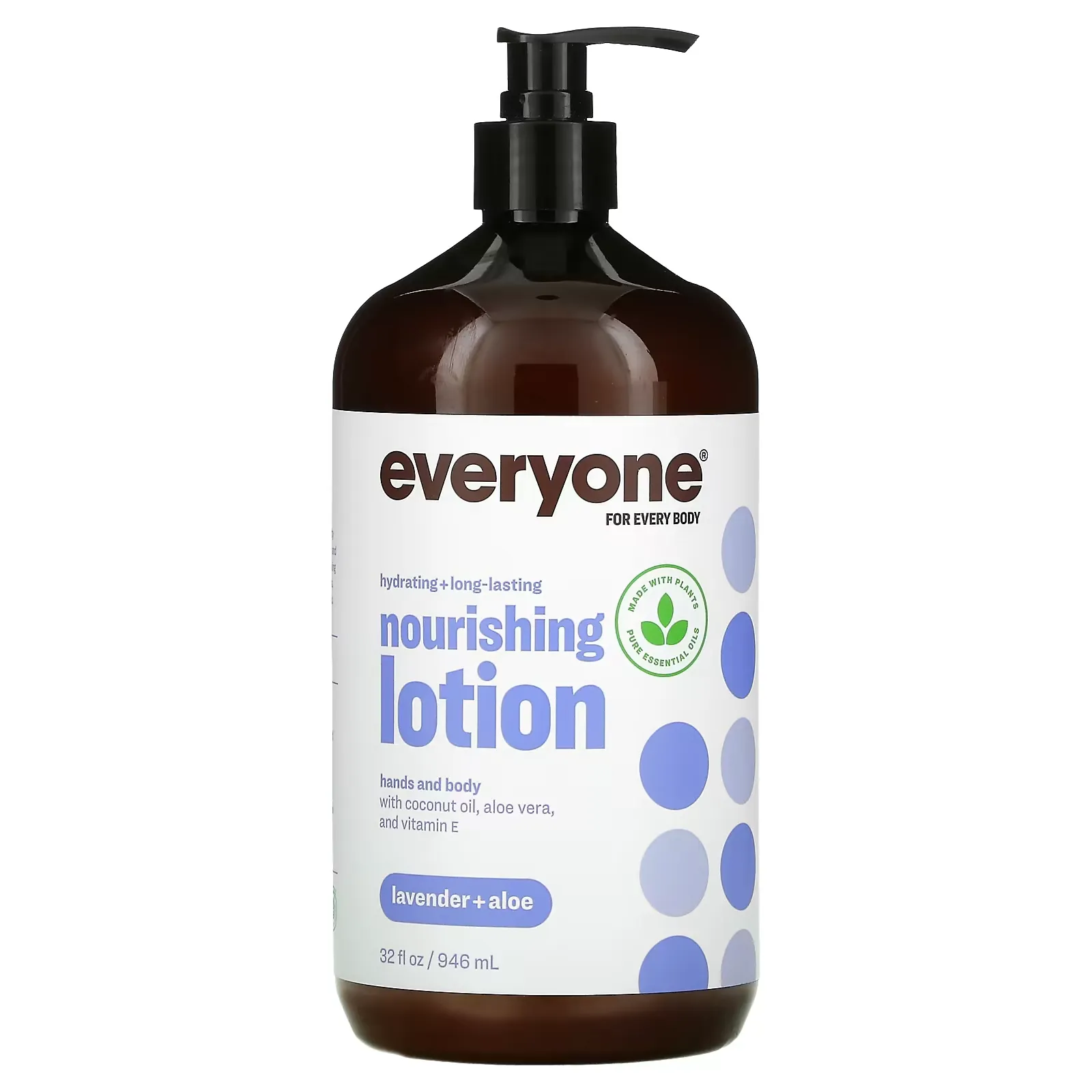 Nourishing Lotion, Lavender + Aloe, 32 fl oz (946 ml)