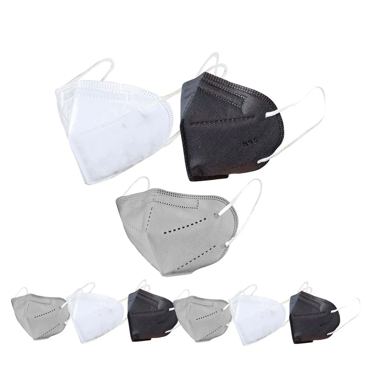 OOMPH Pack of 36 Kn95/N95 Anti-Pollution Reusable 5-Layer Mask