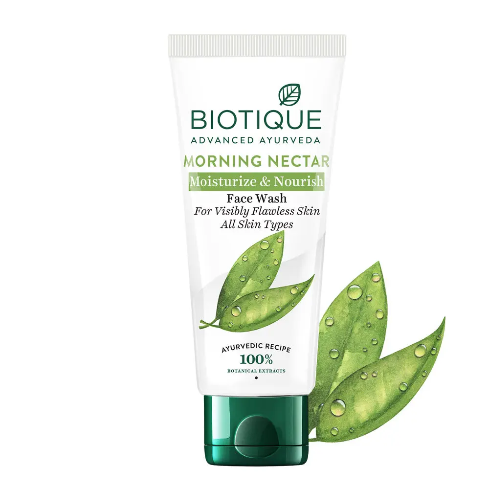 Biotique Morning Nectar Moisturize & Nourish Face Wash (100 ml)