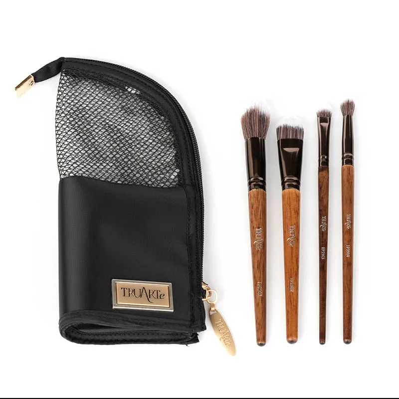 TruArte 4 Brushset-walnut Series