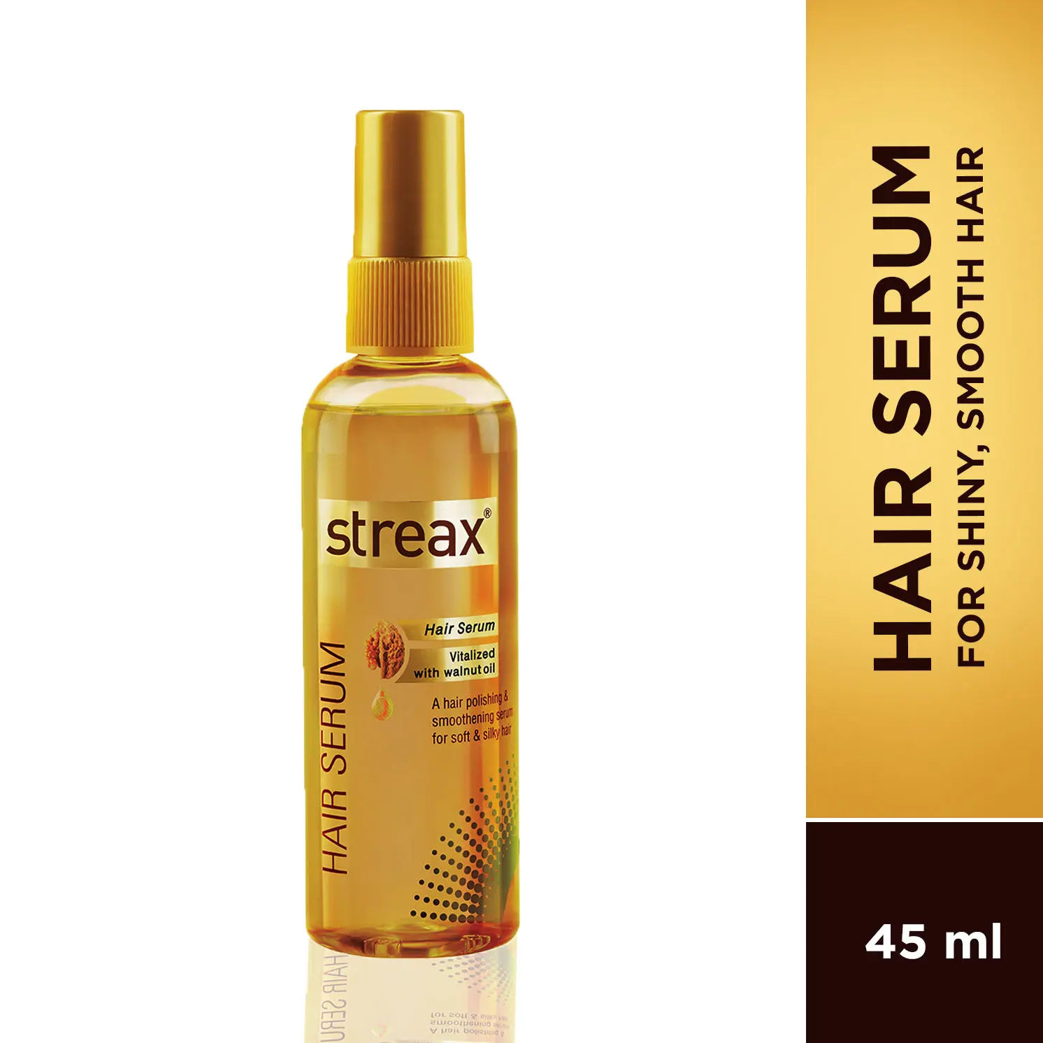 Streax Hair Serum vitalised with Walnut Oil 45 ml