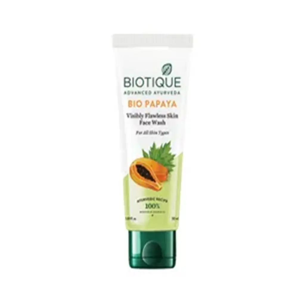 Biotique Bio Papaya visibly flawless skin face wash (15 ml)