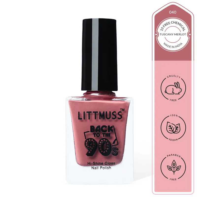 Littmuss Back To The 90's Hi-shine Gloss Nail Polish