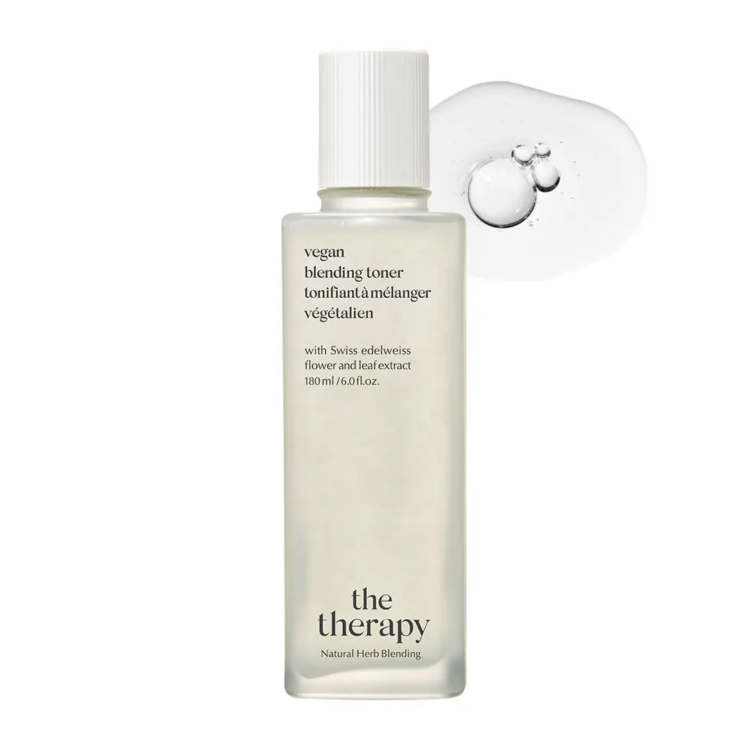 The Face Shop The Therapy Vegan Blending Toner, Organic & vegan toner to smooth wrinkles 180 ml