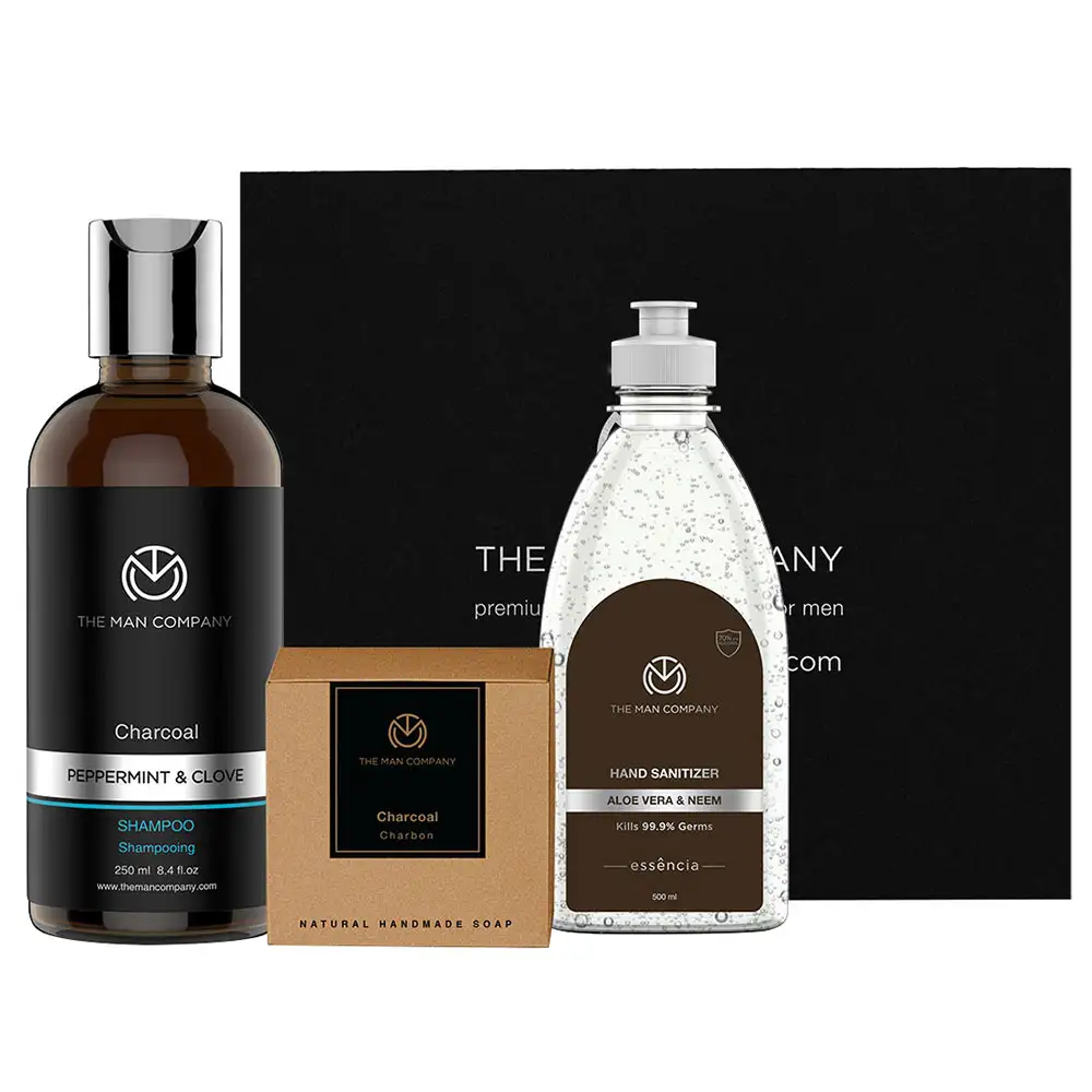 The Man Company Top Down Care,  3 Piece(s)/Pack  for All Hair & Skin Types