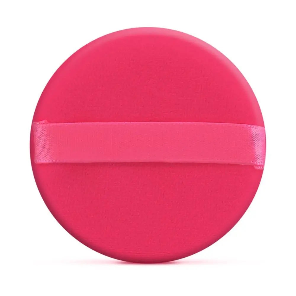 MATRA Round Powder Puff - Soft Makeup Sponge Pad for Powder, Foundation, Compact, Cream & Concealer - Cosmetic Finger Puff Blender with Strap