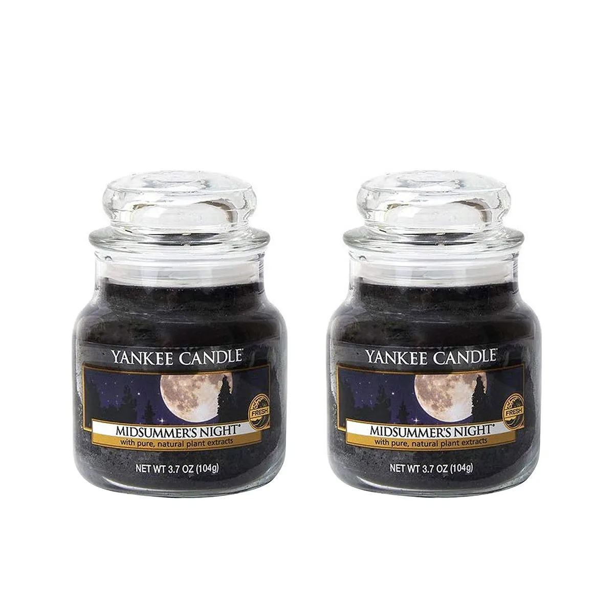 Yankee Candle Classic Jar Midsummer Night Scented Candles - Pack of 2