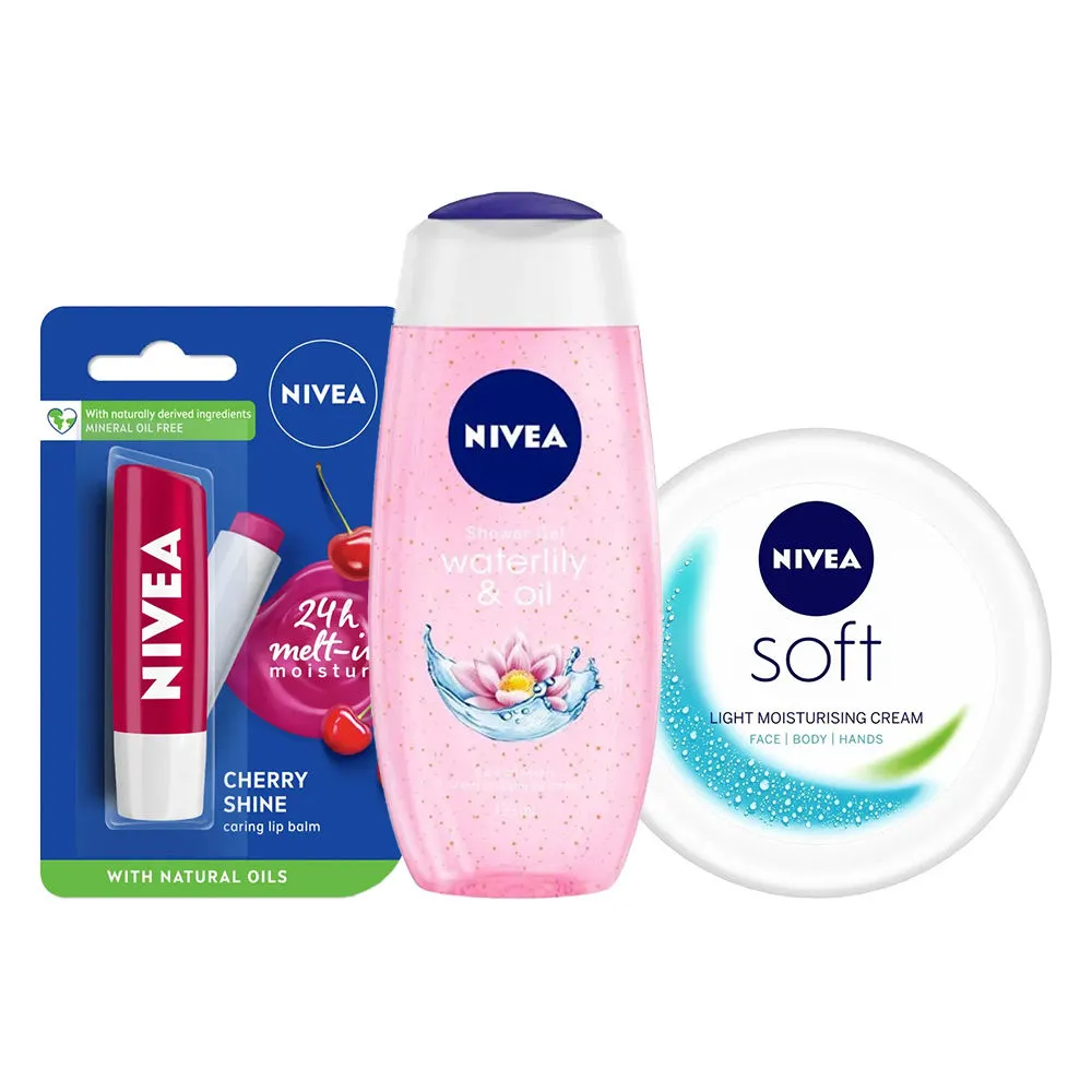 Nivea On-the-go Bath And Body Care Essentials - Mini