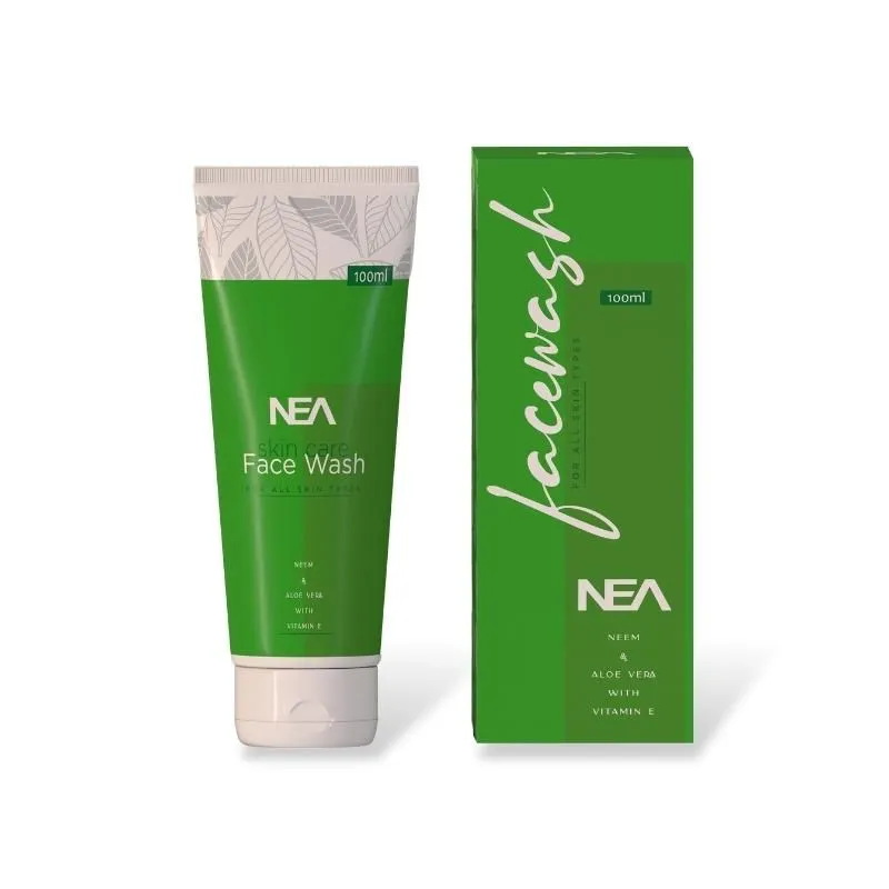 NEA Skincare Face Wash With Neem, Aloe Vera & Vitamin E For All Skin Types