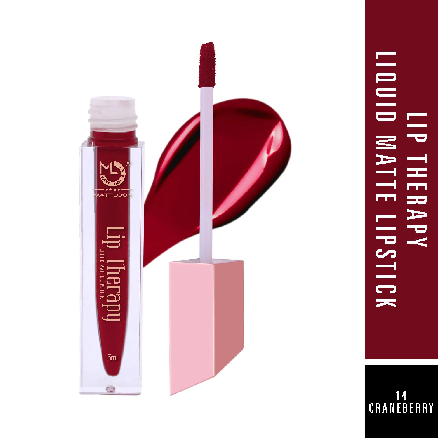 Matt look Lip Therapy Liquid Matte Lipstick - Craneberry