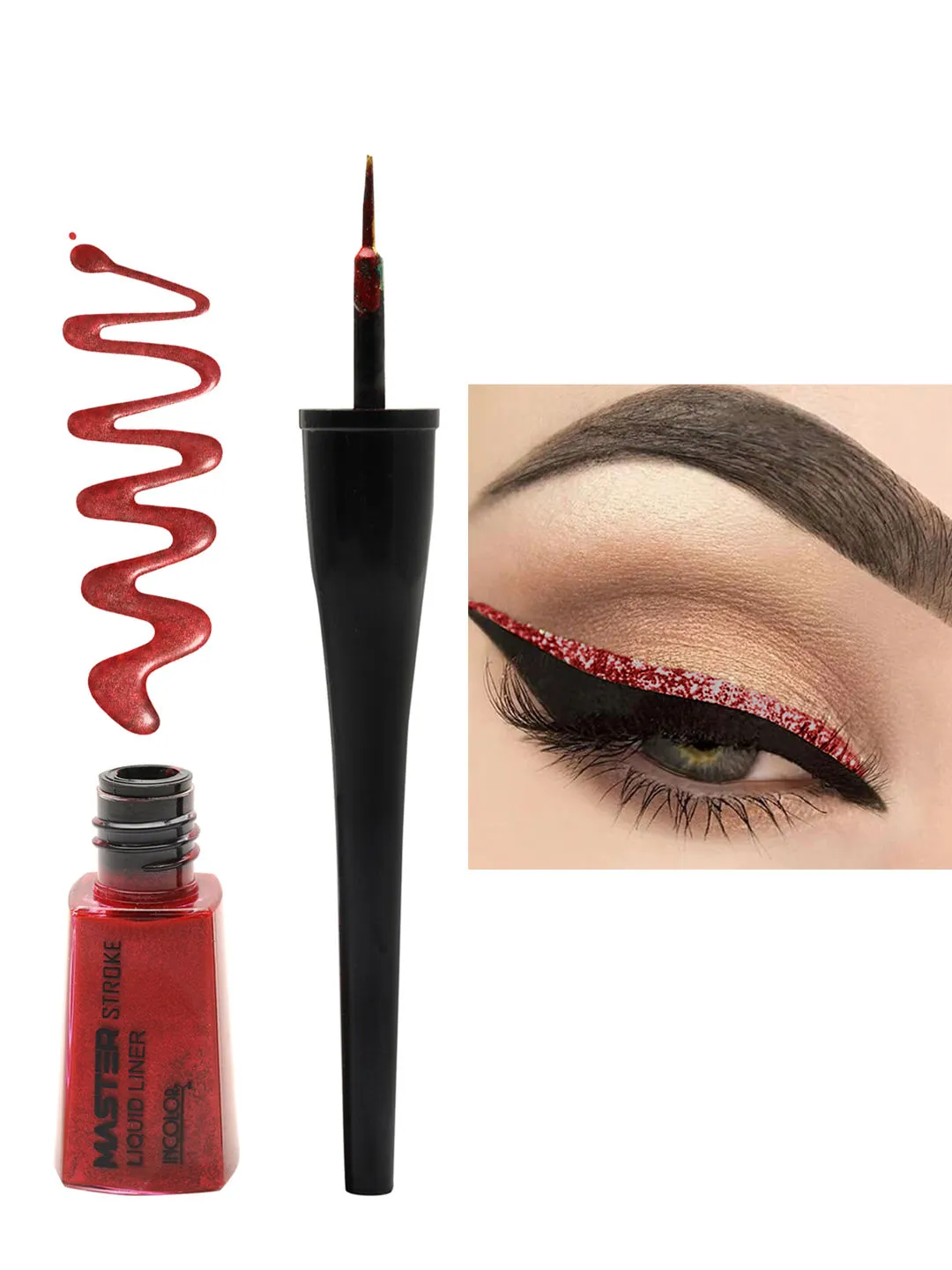 Incolor Master Stroke Liquid Eye Liner - 4 Fire