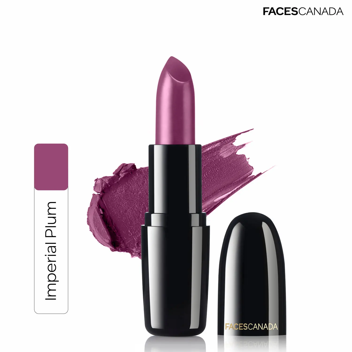 Faces Canada Weightless Creme Lipstick |Jojoba and Almond Oil | Highly pigmented | Smooth One Stroke Color | Keeps Lips Moisturized |Imperial Plum 4g