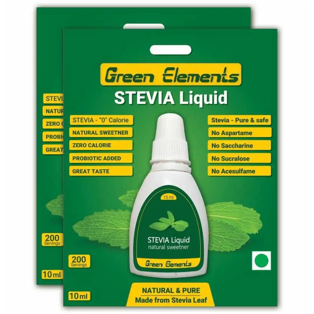 Green Elements Stevia Sugarfree Liquid,  20 ml