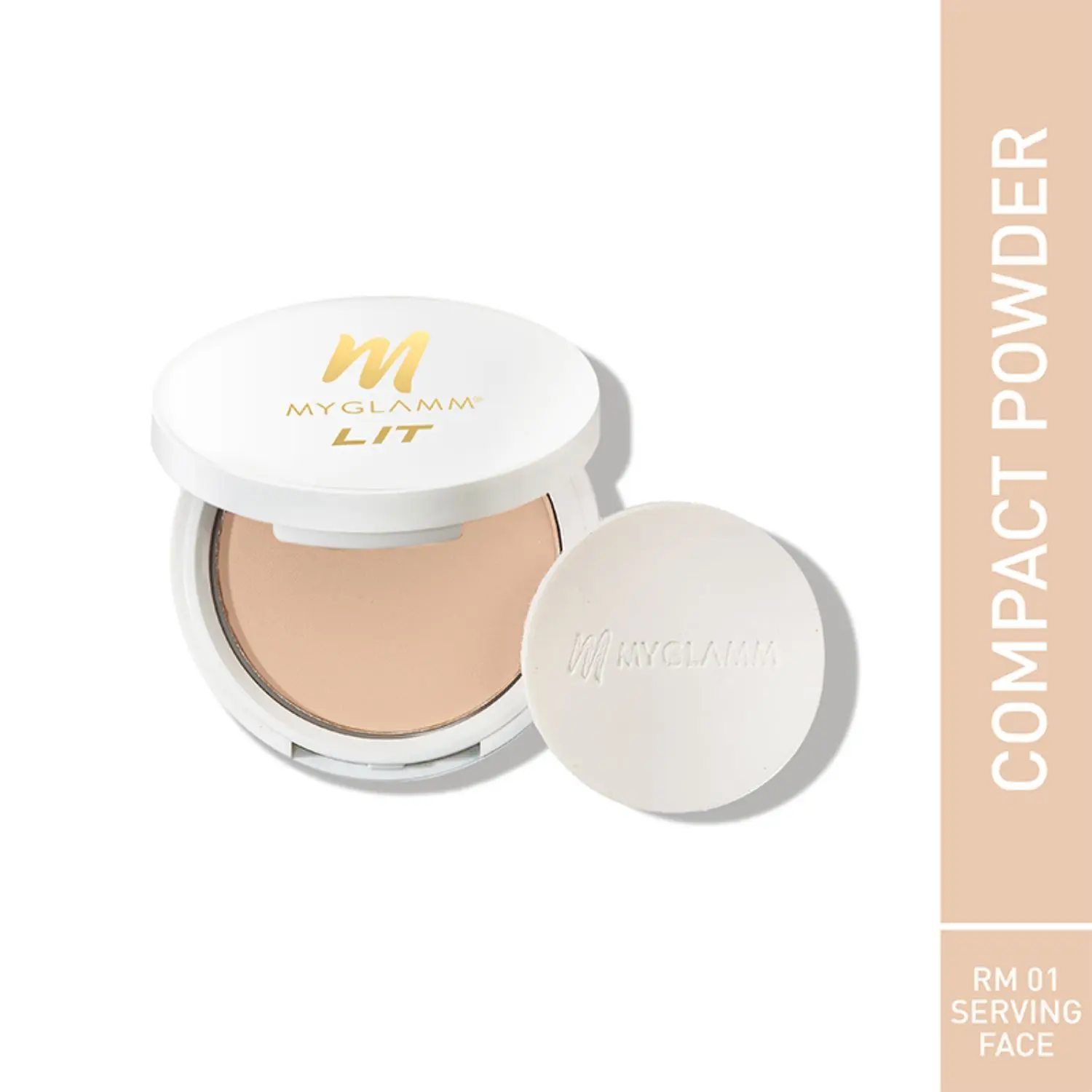 MyGlamm LIT Radiant Matte Compact-Serving Face -9gm