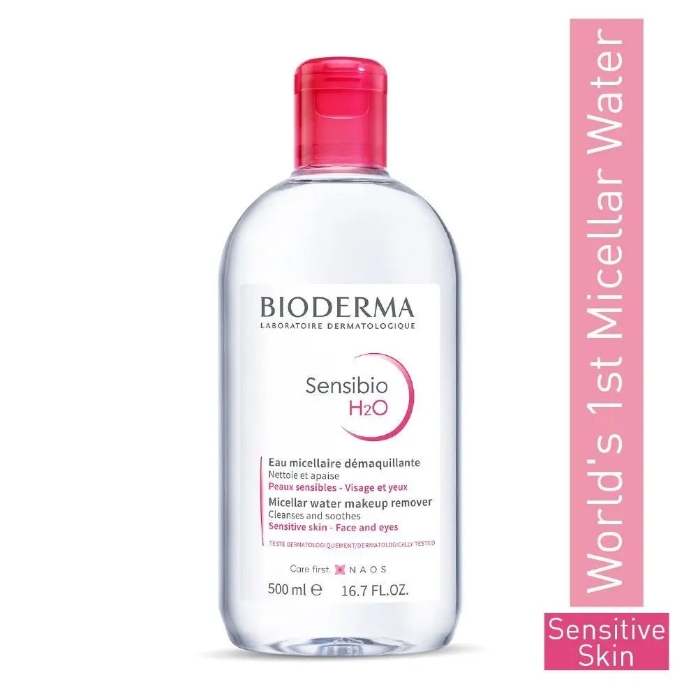 Bioderma Sensibio H2O Micellar Water, Cleansing and Make-Up Removing Solution 500 ml